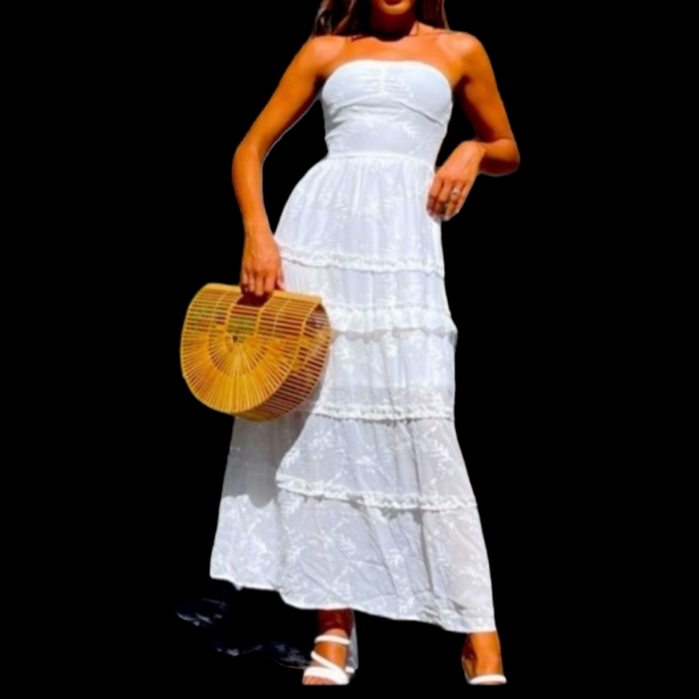 Women's Embroided maxi dress